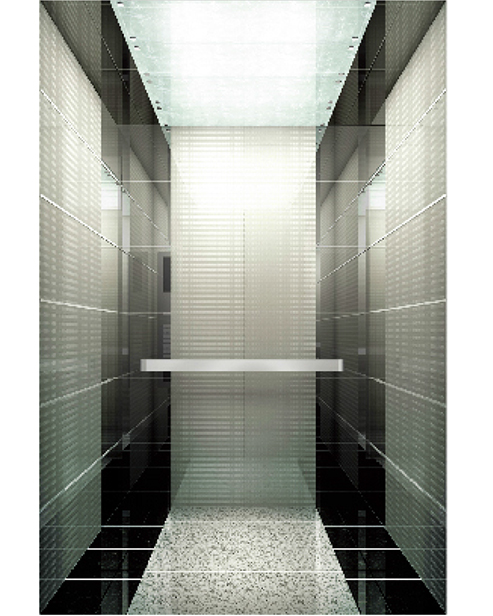 Small machine room passenger elevator